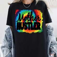 Camiseta de moda para hombre con estampado gráfico de letras BEERGETARIAN, camiseta moderna de algodón puro con mangas cortas, cuello redondo cómodo, camiseta de verano informal súper suave, refrescante, que absorbe la humedad, liviana, perfecta para uso diario - Negro - Ver 1