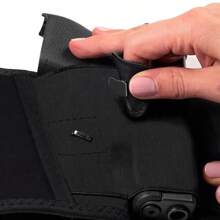 Tactical Concealed Pistol Holster Right-Hand Belly Band Gun Carry Case Invisible Elastic Waist Bag Girdle Belt