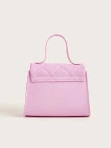 1pc S Cute Bow Decor Shoulder Crossbody Bag, Mini Bag For Outfit Matching