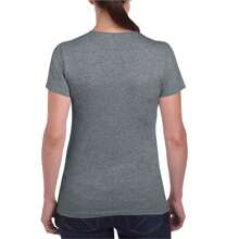 Gildan Damska/damska koszulka Heather Heavy (Grafitowa)