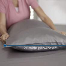 High Quality Sheets [Large, White], Cotton, Super Soft Breathable, Comfortable Sleep Experience - Taupe - View 4