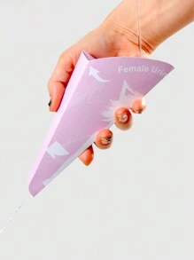 30/20/10 pezzi Imbuto femminile portatile e monouso con design pieghevole compatto - Dispositivo femminile monouso per urinare in piedi per viaggiare, campeggiare, escursionismo, accessori per l'igiene