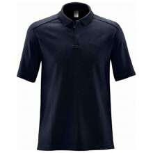 Mens Endurance HD Polo Shirt (Navy) - 200gsm 100% Polyester - Navy Blue - View 1