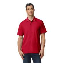 Gildan Mens Softstyle Pique Polo Shirt (Cherry Red) - 177gsm 100% Ringspun Cotton - 紅色 - 查看 1