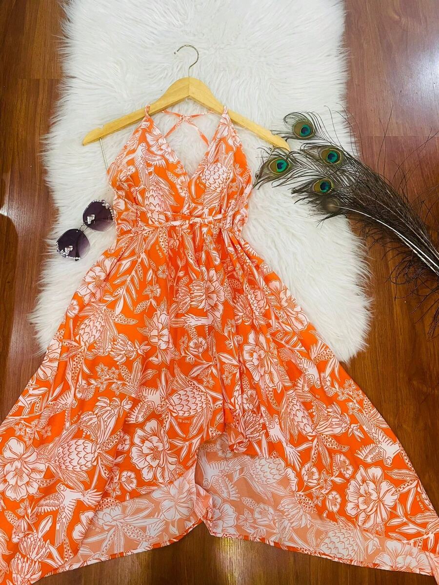 Women Dresses - trái cam - Xem 1