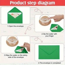 12/24 Pcs/Set Assorted Color Mini Envelopes, Gift Card Envelopes, Self-Adhesive Envelopes For Invitations, Greeting Cards, Notes, Perfect For School, Office And Home Use - Multicolor - View 3