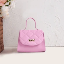 1pc S Cute Bow Decor Shoulder Crossbody Bag, Mini Bag For Outfit Matching