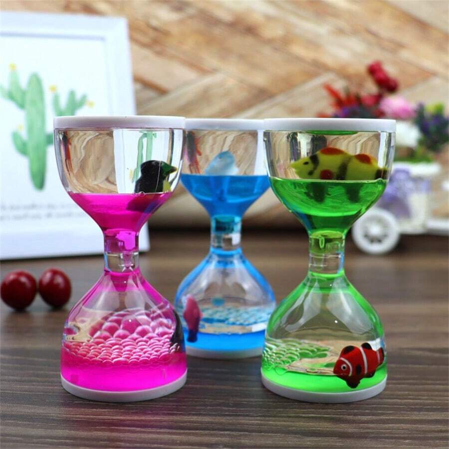 Sanduhr 10 Minuten - Rosa Sand Im Holzrahmen Für Küche & Dekoration