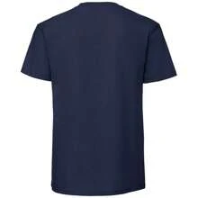 Fruit of the Loom Mens Iconic 195 Premium Ringspun Cotton TShirt (Deep Navy) - 195gsm 100% Combed Ringspun Cotton - 藍色 - 查看 2
