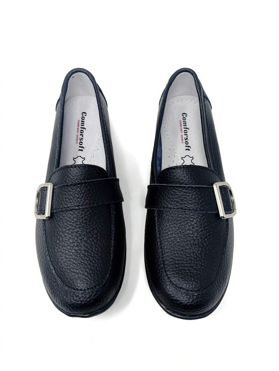 Genuine Leather Casual All-Match Flat Loafers