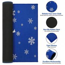 Doormat Anti Skid Christmas Door Mat Indoor & Outdoor Dirt Trapper Welcome Mats Small Carpets Xmas Door Decoration Entrance Floor Mat - Blue - View 3