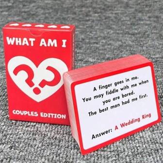 1 Set de juego de cartas de pareja - Juego interactivo de parejas y amigos para el Día de San Valentín, suministros para fiestas, cartas de juego de verdad o reto, cartas de juego de pareja, cartas portátiles para viajes, regalos del Día de San Valentín, entretenimiento para fiestas, perfecta para una cita nocturna, juegos de cartas de entretenimiento para reuniones familiares, juegos de cartas de entretenimiento para reuniones con amigos, perfecto para San Valentín, despedidas de soltera y talla grande