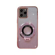Compatible With IPhone 16e Galaxy S22/S23/S24/S25, A04/05/06/A14/A15/A16/A24/A25/A34, Redmi Note 7/8/9/10/11/12/13, Redmi 9/10/12/13C, OPPO, MOTO, Honor, HW, Realme, Reno 7 Phone Case Luxury With Stand Glitter Paper Phone Case Stand Protective Case