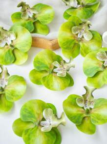 10pcs/30pcs/Set 人造花丝蝴蝶兰新娘花束情人节假植物婚礼装饰DIY花环材料，新娘手捧花手腕花装饰配件，婚车装饰，门楣拱门装饰，家居，餐厅，卧室，花瓶装饰，生日派对装饰材料新年礼物