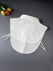 1 pièce col détachable de luxe haute qualité avec strass brillants, accessoire de mode élégant et polyvalent pour blouse, convient pour le printemps, l'été, l'automne et l'hiver