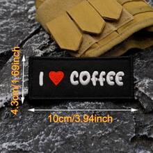 Customize An I Love Text Patch With Special Font Name Patch Can Sew On Or Hook And Loop Backing - Multicolor - View 2