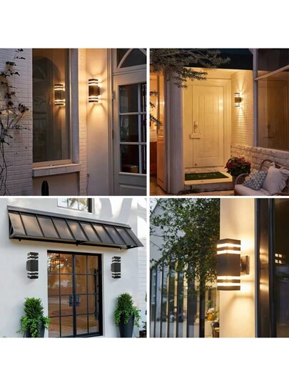 CANMEIJIA 1PC Acrylic LED Wand Lamp Indoor Outdoor Waterproof Verlichting E27 Up Down Porch Lights Home Corridor Garden Lighting Fixture, ation, In Gardens/Corridors/Stairs/Streets/Balconies view 10