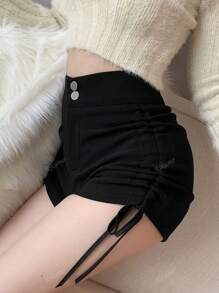 shorts monocolore coulisse laterale