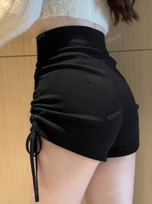 shorts monocolore coulisse laterale