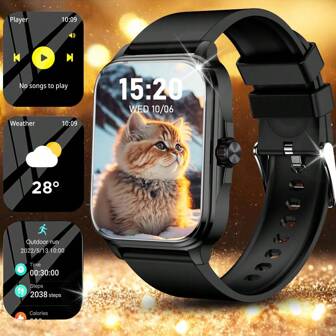 智能手表 无线呼叫/拨号 各种APP提醒 男女皆宜 运动手表 信息提醒 兼容Iphone/Andriod