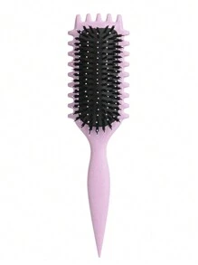 Juego de brochas definidoras de rizos para cabello rizado, Kit de 3 peines para desenredar y peinar con cepillo de contorno, peine de punta y garfio de limpieza de Candybrush