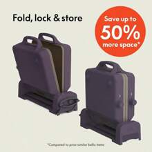 10"X 20" Ceramic Fold-N-Store Dual Temp Griddle, Fits-Anywhere Kitchenware, EverGood Ceramic Nonstick Coating, 2 Temperature Zones Up To 400°F​, Dishwasher Safe Drip Tray, 1500 Watt, Surf - 李子 - 查看 2