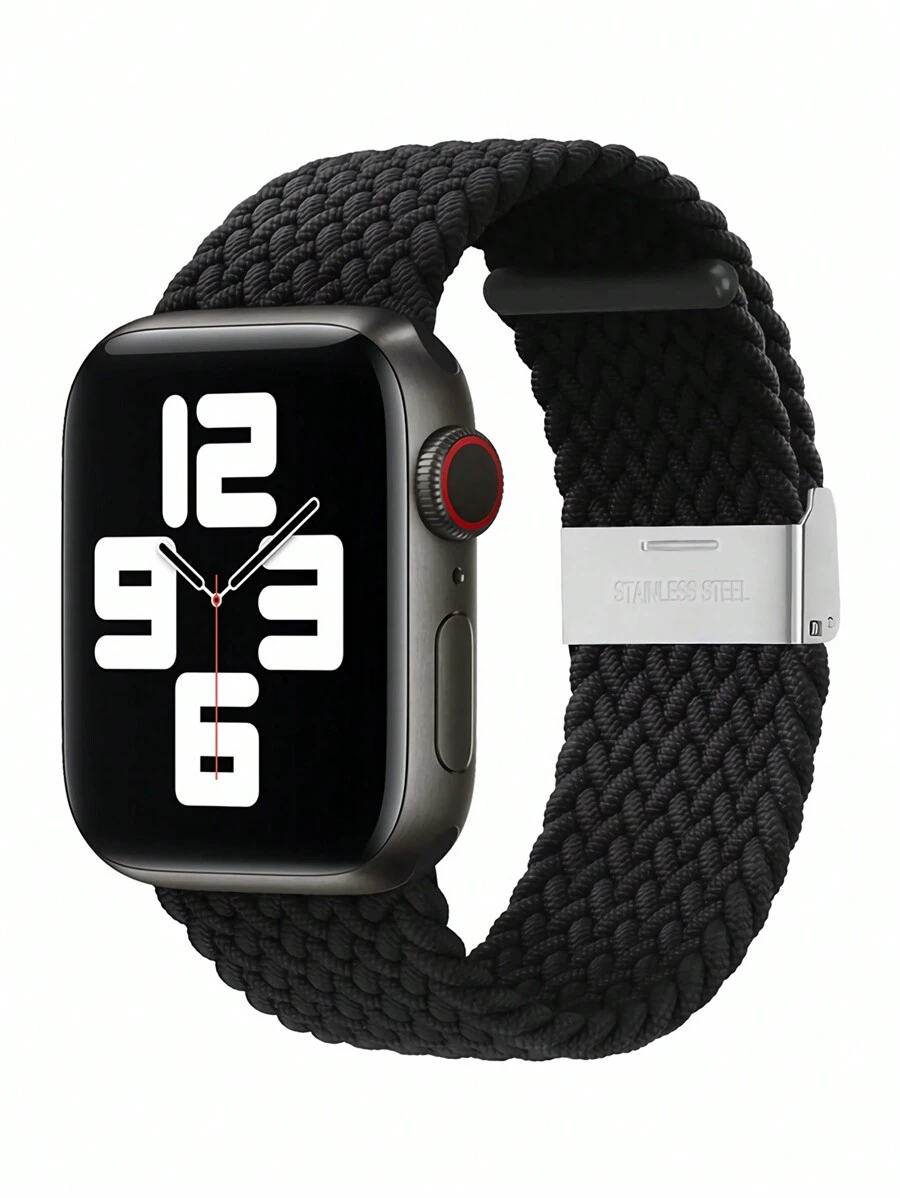 1 条尼龙编织运动表带，兼容 Apple Watch 38/40/41/42/44/46/45 毫米，兼容 Apple Watch 系列 SE/1/2/3/4/5/6/7/8/9/10，男女通用