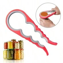 Set Of 3 Pieces Jar Opener, 3 Pieces Of Bottle Lids Opener, 8 In 1 Multiple Sizes Best For Seniors Multi-Use, Multi Purpose Opener Jar Lids Bottle Cap Twist, Multicolor Jar Opener, Multi Functional, Soft Grip, Item,Rubber Opener Arthritis - Multicolor - View 7