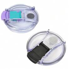 2pcs Leak-Proof & Spill-Resistant Lids For 40oz Tumblers - Durable PP Material, Splash-Proof Replacement Covers, Water Cup