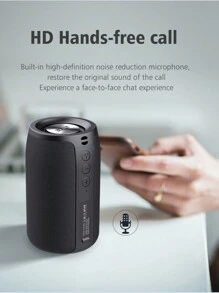 ZEALOT S32 10W 无线扬声器，户外便携式，蓝牙扬声器，IPX5 防水，1800mAh 长电池寿命，8 小时游戏时间，响亮的立体声，兼容 SD 卡/USB/AUX，双配对功能，免提通话，支持手机/平板电脑/电视连接，适用于汽车/骑自行车/室内/桌面/派对/海滩 - 黑色 - 查看 9