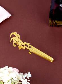 1pc/Set Rama Iron Candlestick, Metal Decoration, Luxury Candlestick, Home Decoration, Suitable For Rama Party Festival Decoration, Living Room, Centerpiece, Romantic Dinner,Star, Moon, Lantern