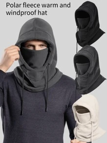 1pc/3pcs Unisex Fleece Balaclava Hat Mask 3-In-1 Warm Windproof Ski Mask For Men & Women, Suitable For Cycling, Outdoor Sports, Daily Life, Travel, Commute, Birthday Gift For Dad, Family, Friends, Lover, Autumn/Winter