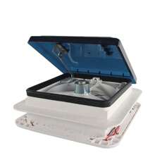 Roof Ventilation Fan Camper Van Motorhome RV Caravan Skylight Vent W/ LED Light - 1 - View 2