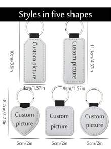 Custom Double-Sided Photo Heat Transfer Keychain, Photo Printing Personalized Pattern Logo Pendant, Valentine's Day Gifts, Gifts For Parents And Friends, Party Souvenirs, Printed Logo As Promotional Materials, Beautiful Bag Pendant, Key Chain Decoration Pendant, Anniversary Gift, Father's Day And Mother's Day Gift Valentines,Colorful,Cute,Adorable,Funny,Kawaii,Y2K,Stylish,Unisex,Casual,Custom,Personalized,Unique,Customized,Ideal Gifts For Him,Ideal Gifts For Her,Her,Boyfriend,Girlfriend,Family,Friends,School Supplies,Back To School,For Office,For School,For Classroom,For Teacher Gifts,For University,For Colleague,For Dorm Rooms,For Teacher,For Boys And Girls,For Teenagers,Junior High School Students,Middle School Students,High School Senior High School Students,College Students,University Students,Freshman,Sophomore,Underclassmen,Delicate Romance, Utilitarian Chic