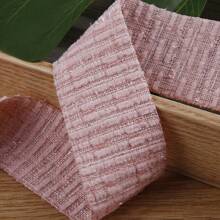 Handmade Woven Striped Plush Grosgrain Ribbon, DIY Bow Hair Accessories, Decor, Gifts - Multicolor - View 6