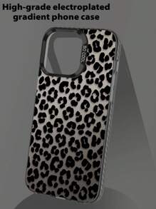 1个IMD激光渐变黑色TPU+PC软硬泼墨豹纹防震手机壳，兼容/苹果/三星/三星/红米/OPPO/苹果16 Pro Max/15 Pro Max/三星Galaxy S21 FE 5G/三星Galaxy S25 Ultra/三星Galaxy S24 Ultra 5G/Poco X5 Pro，防水防摔防刮，国际版，非国内版 - 黑色 - 查看 1