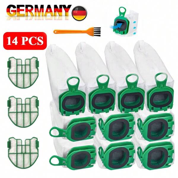 10tlg Staubsaugerbeutel für Vorwerk Kobold VB100 VB 100 FP100 FP 100 Staubsauger