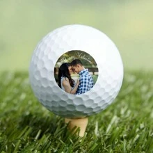 [Personnalisé] 12/20pièces Photo de golfeur personnalisée moderne, balle de pratique de golf à offrir pour la Saint-Valentin, anniversaire de mariage, Noël, meilleur cadeau pour la famille, les bons amis, les collègues