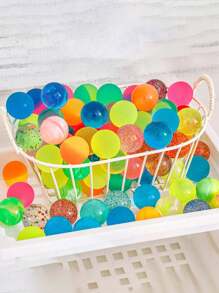 5 piezas/10 piezas/20 piezas Pelotas elásticas flotantes interesantes, pelotas rebotadoras creativas y económicas para aliviar el estrés, pequeños obsequios para fiestas y reuniones, juguetes de alivio de presión muy buenos con etiquetas suaves