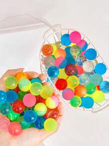 5 piezas/10 piezas/20 piezas Pelotas elásticas flotantes interesantes, pelotas rebotadoras creativas y económicas para aliviar el estrés, pequeños obsequios para fiestas y reuniones, juguetes de alivio de presión muy buenos con etiquetas suaves