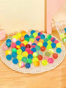 5 piezas/10 piezas/20 piezas Pelotas elásticas flotantes interesantes, pelotas rebotadoras creativas y económicas para aliviar el estrés, pequeños obsequios para fiestas y reuniones, juguetes de alivio de presión muy buenos con etiquetas suaves