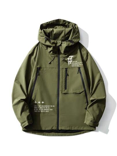 Chaqueta holgada Casual talla grande para hombre