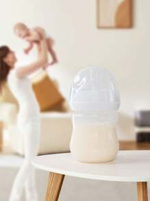 1 件新生儿奶瓶，天然 PP 材质防胀气宽口塑料防震婴儿奶瓶套装