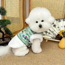 Winter Pet Fashion Apparel, Warm & Comfortable Pet Clothes Suitable For Small To Medium Dogs - Green - View 3