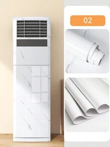 1 Roll 15.74*118.11in Imitation Marble Air Conditioner Sticker Renovation Sticker Vertical Hanging Cabinet Shell Cover Ugly Beautify Old Air Conditioner Refrigerator Cabinet Door Color Change Sticker Waterproof Moisture-Proof Self-Adhesive Sticker, Oil-Proof, Easy To Clean Kitchen Cabinet Countertop Backsplash Contact Paper Gifts Birthday Graduation Room Decor Home Decor Wall Decor Bathroom Decor Bedroom Decor Room Decoration Stuff Living Room Decor House Decor Home Decor Living Room Wall Paper Stickers Wallpaper Wall Stickers Wall Sticker