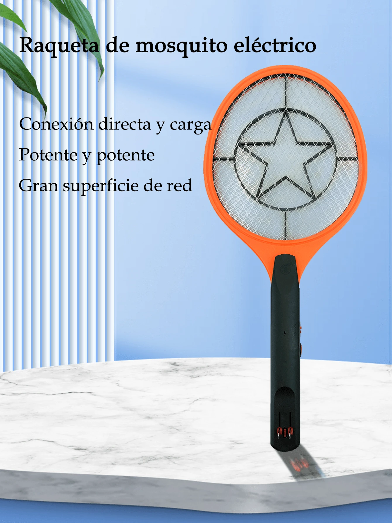 1 Piece Rechargeable Electric Fly Swatter Foldable Rechargeable Battery