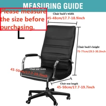 1 Set Stretchbezug für Bürostuhl, einfarbige Stuhlbezüge, Stuhlschoner, für Wohnzimmer, Büro, Zuhause Dekoration