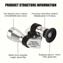 Mini Pocket Telescope, Outdoor Portable Telescope, Monocular Corner Telescope For Hunting Camping Mountaineering Hike Birdwatching