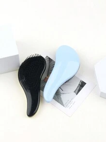 1 件装蓬松发梳，长齿和短齿，不打结，缓解毛躁，顺滑发梳，便携式头部经络按摩梳，头皮排毒刷，缠结发刷，适合卷发、浓密发质、自然发质、直发、细发、湿发或干发的发刷 - 粉色 - 查看 12