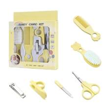 6pcs/Set Baby Care Product Set, Baby Comb, Brush, Scissors Care Kit, Kids Grooming Kit With Comb, Nail Clippers, Nail Trimmer, Daily Care Set For Children, Perfect Gift For Birthdays & Holidays, Plastic Material - Multicolor - View 14